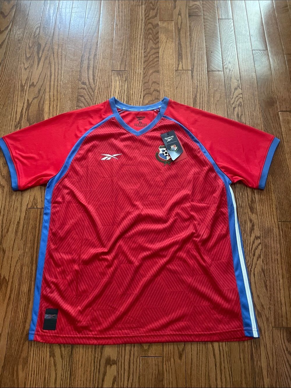 Reebok Fepafut Miguel Panama 2023 Home Red Jersey Men’s Sz XL NWT
